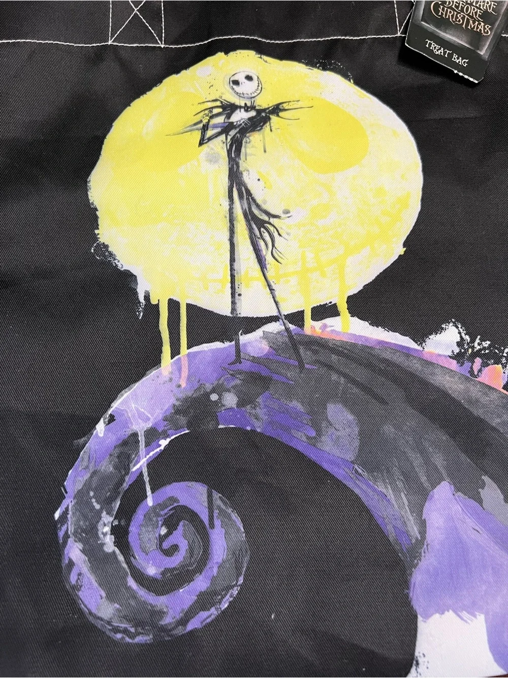 Tim Burton’s Nightmare Before Christmas Canvas Tote Bag is NWT